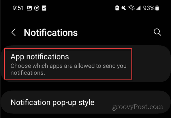 Stop Android Notifications 
