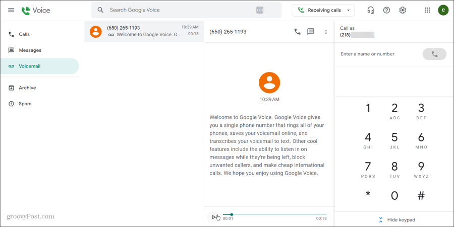 Use Google Voice to Make Calls from a Computer