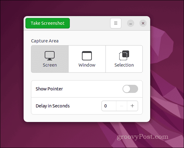 Using GNOME Screenshot on Ubuntu