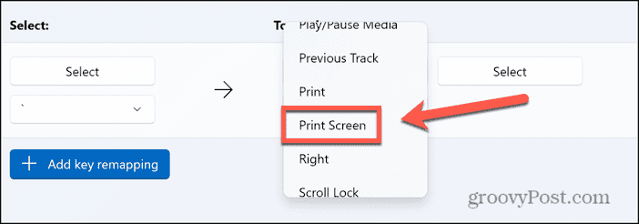 windows select print screen
