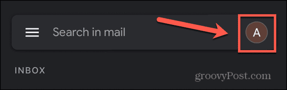 gmail profile icon