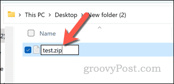 Changing PPT file extension to ZIP